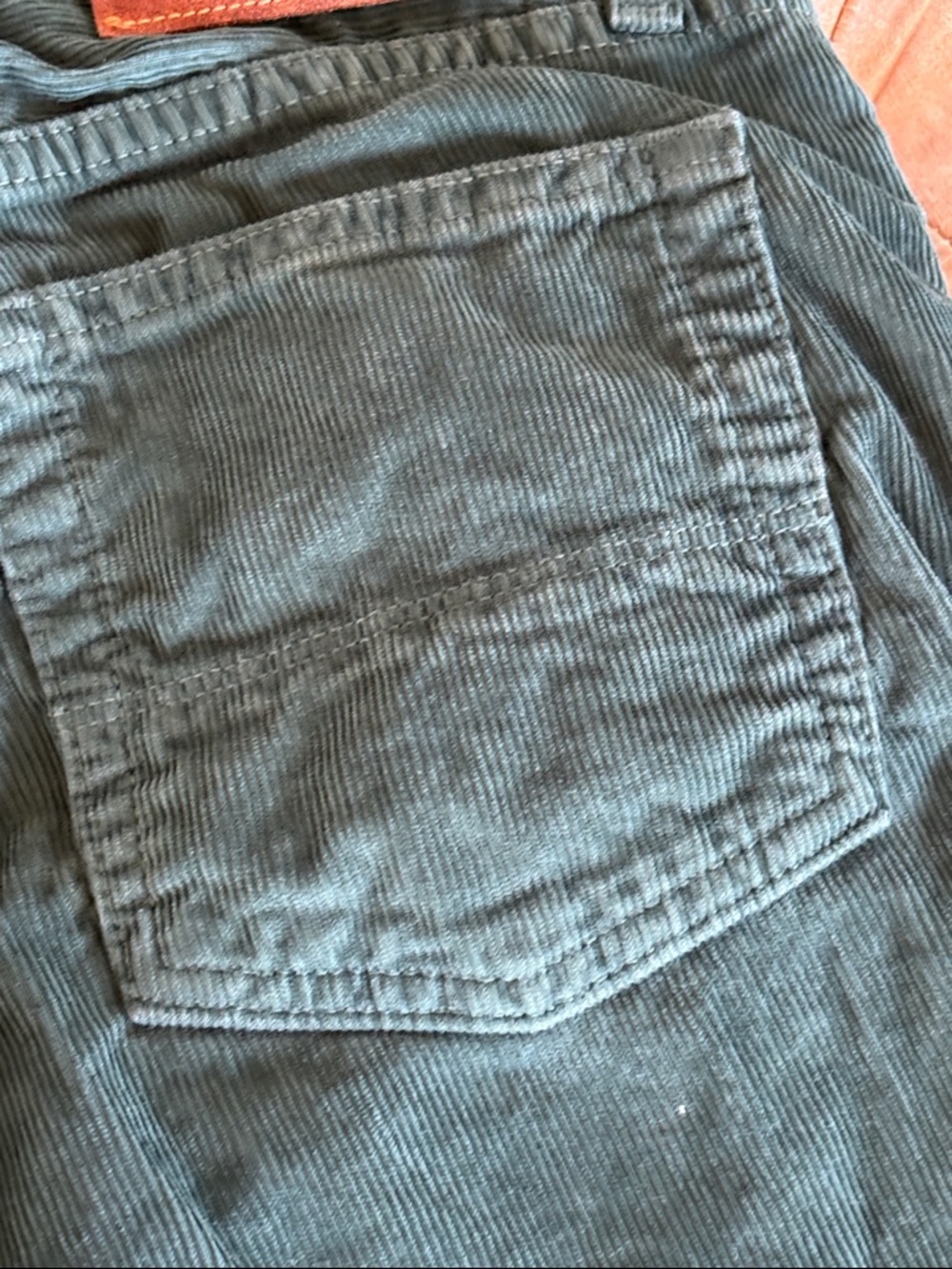 Vince Men's Green Corduroy Pants Size 29 - Picture 9 of 10